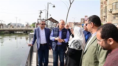 وزير الري يتفقد أعمال تطهير الترع بالغربية
