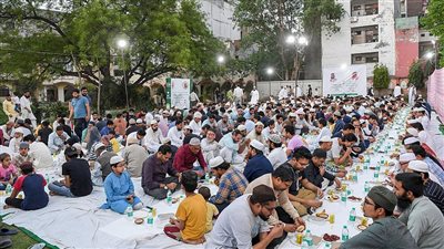 سفارة المملكة فى الهند تقيم أكبر إفطار في أقدم جمعية إسلامية في البلاد