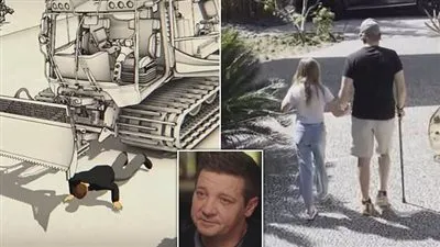 مقطع فيديو يكشف كيف تعرض جيرمي رينر لحادثة الدهس التي كادت أن تقتله