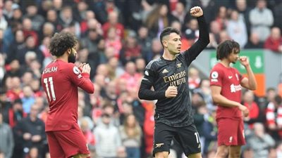 شاهد أهداف مباراة ليفربول ضد آرسنال اليوم الأحد 8/4/2023 في الدوري الإنجليزي.. صلاح يسجل ويضيع ضربة جزاء