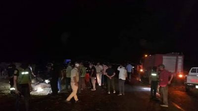 إصابة 11 شخصا في تصادم سيارتين بكفر الشيخ