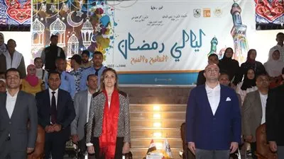 وزيرة الثقافة ومحافظ بني سويف يشهدان الليلة السابعة من 