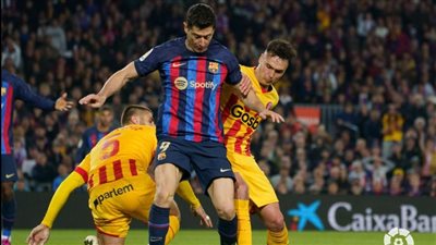 برشلونة يسقط في فخ التعادل أمام جيرونا بالدوري الاسباني 