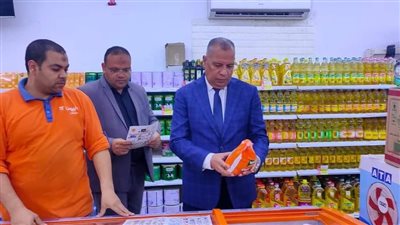 تحرير 9 مخالفات خلال حملة تموينية بمركز مطاي بالمنيا