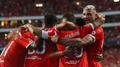 تشكيل بنفيكا الرسمي لمواجهة إنتر ميلان في ذهاب ربع نهائي دوري أبطال أوروبا