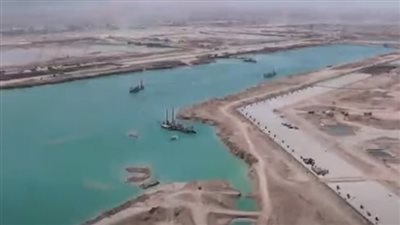 شاهد.. تصوير جوي لأعمال استكمال تطوير ميناء السخنة