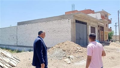حملة لإزالة التعديات بمركز ومدينة المنيا