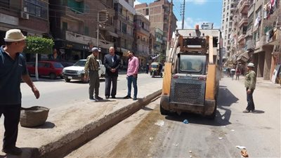 حملات نظافة في الدقهلية استعدادا لاستقبال عيد الفطر المبارك