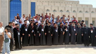 لجنة العلاقات العامة بالمجمع المقدس تزور العاصمة الإدارية الجديدة 