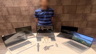 كشف ملابسات سرقة أجهزة ومشغولات ذهبية من داخل شقة بالزيتون