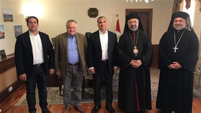 تفاصيل زيارة بطريرك الأقباط الكاثوليك للسفير المصري بقبرص
