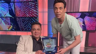 سعد الصغير يُغني لعبدالباسط حمودة مع أيمن البرنس في برنامجه.. اليوم