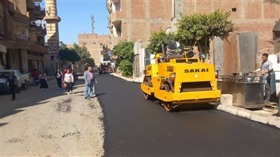 رصف وتطوير مزلقان منى الأمير بطول 700 متر في الحوامدية