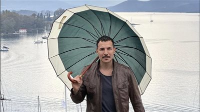 بهذه الطريقة.. باسل الخياط يستمتع بإجازته الصيفية 