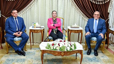 رئيس العربية للتصنيع ووزيرى البيئة والتنمية يجتمعون لبحث آليات تنفيذ البنية الأساسية لمنظومة النظافة