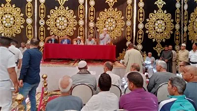 كان بينهما دم وخصومة.. جلسة صلح بين عائلتين بالمنوفية