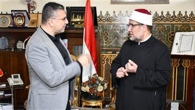 وزير الأوقاف ورئيس اتحاد إذاعات وتلفزيونات دول منظمة التعاون الإسلامي يتفقان على انعقاد دورة أخلاقيات التعامل مع الفضاء الإلكتروني