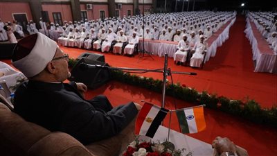 مفتي الجمهورية يشكر الحكومة الهندية والمجلس الهندي للعلاقات الثقافية والسفارة الهندية بالقاهرة 