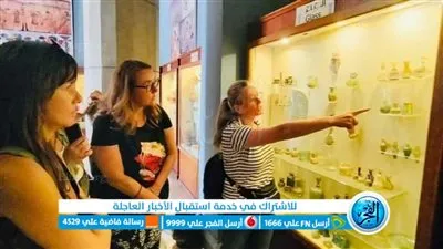 مجموعة من الدبلوماسيين البولنديين في زيارة متحف أثار الإسماعيلية 