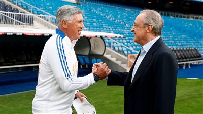 رئيس ريال مدريد يكشف موقف كارلو أنشيلوتي من الرحيل نهاية الموسم