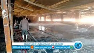 حريق هائل يلتهم مزرعة دواجن في الإسماعيلية 