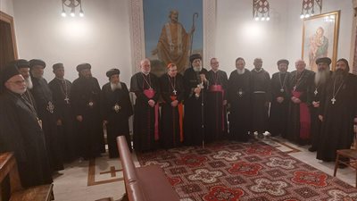  البابا تواضروس يزور الكلية البابوية الإثيوبية داخل الفاتيكان