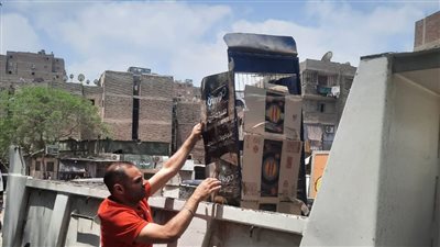 حملات مكثفة.. رفع ١٩٠٠ حالة اشغال في محافظة الجيزة 