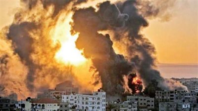 شاهد.. جيش الاحتلال ينشر لقطات استهداف مواقع عدة في غزة