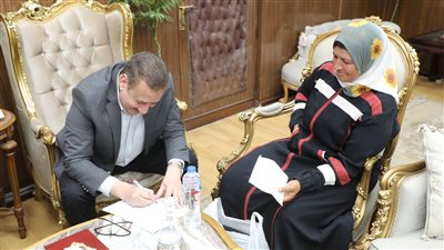 محافظ المنوفية يلتقي 