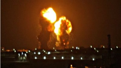 شاهد.. تفاصيل تجدد الغارات الإسرائيلية على قطاع غزة