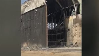 شاهد.. فيديو يظهر حجم الدمار بمطار الخرطوم