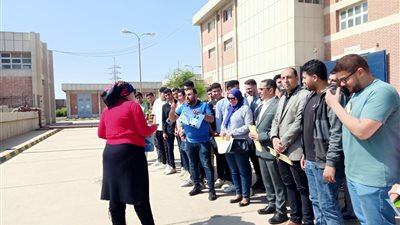مياه المنوفية تنظم زيارة لطلاب كلية الهندسة لمحطة مياه شبين الكوم البحاري
