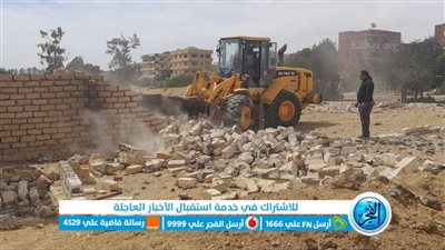 إزالة 96 حالة تعديات على أملاك الدولة بالإسماعيلية