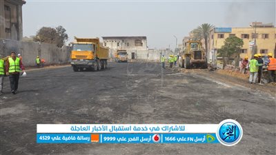 الانتهاء من رفع آثار حريق معرض بني سويف للبدء في إعادة إنشائه (صور)