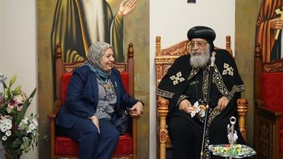 البابا تواضروس يستقبل وفد القنصلية المصرية في ميلانو