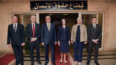 الداخلية تستقبل وفد دبلوماسى من دولة السويد بمقر قطاع حقوق الإنسان