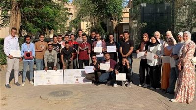 جامعة المنصورة تفوز بالمراكز الأولى فى مسابقة EBD |صور