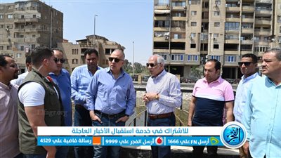 وزير الري يتفقد أعمال تطهير الترع والمصارف وحالة الكباري بالجيزة 