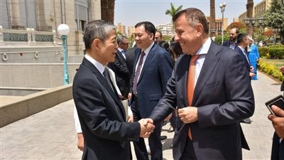 سفير جمهورية الصين الشعبية في متحف قصر الزعفران بعين شمس