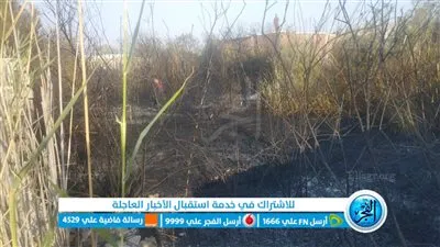 السيطرة على حريق هائل في هيش بالقنطرة شرق الإسماعيلية
