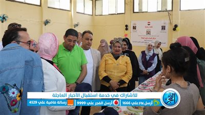 وكيل شباب الجيزة يتفقد منتجات البرنامج التعليمي والمهاري للطلائع