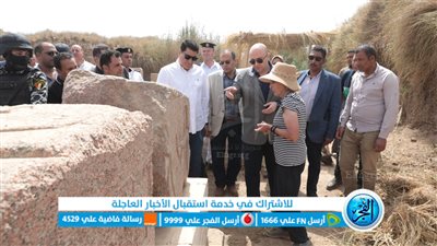 محافظ بني سويف يتابع سير أعمال البعثة الإسبانية للكشف والتنقيب بمنطقة آثار اهناسيا