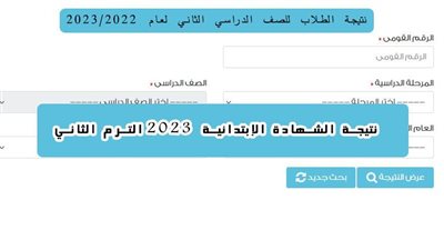 نتيجة الصف السادس الابتدائي.. رابط الآن بالاسم رقم الجلوس محافظة الغربية 