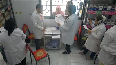 الكشف على 1639 مريضًا في قافلة علاجية بقرية أم الرزق بالدقهلية 