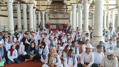 ثاني أقدم المساجد بمصر.. جولة لأطفال المحافظات الحدودية بـ عمرو بن العاص 