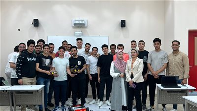 ختام الاختبارات العملية لبرنامج الطيران والفضاء بهندسة المنصورة الجديدة