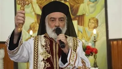 مطران المنيا يترأس قداس عيد الصعود بكنيسة أم المعونة 