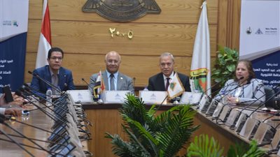 محافظ القليوبية ورئيس جامعة بنها يفتتحان ورشة بعنوان آلية التقدم للمشروعات الخضراء الذكية