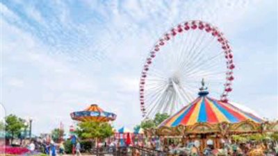 إصابات في سقوط لعبة داخل ملاهي شهير بالإسكندرية 