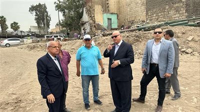 محافظ القاهرة يتفقد أعمال الإزالة بالمرحلة الثانية للطريق الدائري بالبساتين